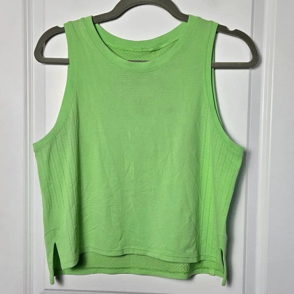 Lululemon Train to Be Tank Top - 6 Scream Green Light